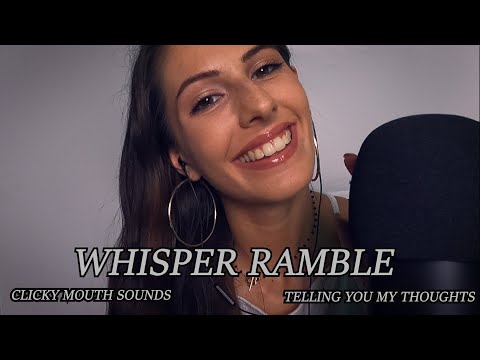 Видео: ASMR Close Up Whisper Ramble 🌙| АСМР На Български | Clicky Mouth Sounds👄