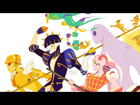 Видео: Что случилось с ВСЕМИ стендами Golden Wind после перезагрузки вселенной? (JoJo Comic Dub)