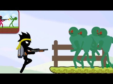 Видео: Stickman vs Zombies  переигрывание часть1