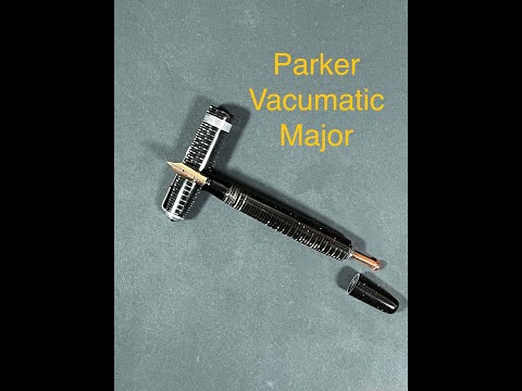 Видео: "Как" Vacumatic: капитальный ремонт с некоторой доработкой пера (выпрямление пера)