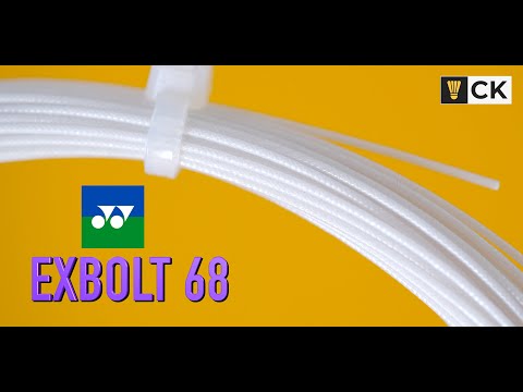 Видео: Yonex Exbolt 68 против Exbolt 65 против Exbolt 63: является ли Exbolt 68 ЛУЧШЕЙ долговечной струн...