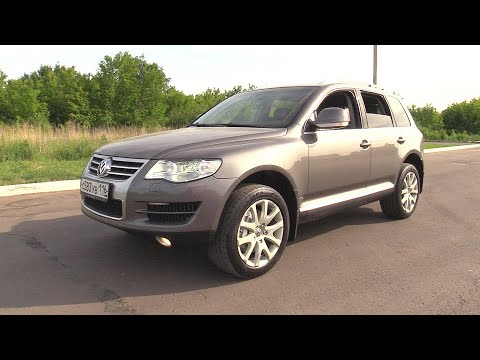 Видео: 2008 Volkswagen Touareg (7LA, 7L6, 7L7) 4.2 FSI (BAR) 350 Л.С. Обзор интерьер, экстерьер, двигатель)