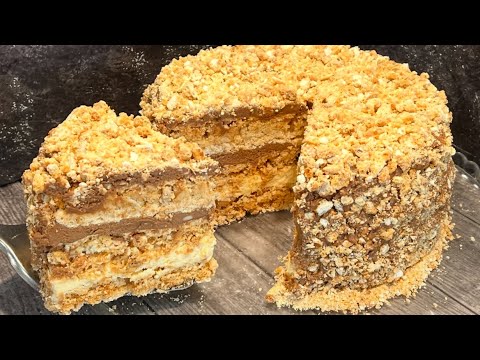 Видео: «КРЕПКИЙ ОРЕШЕК»! Невероятно вкусный торт для всех, кто любит «КИЕВСКИЙ» - любовь с первого кусочка!