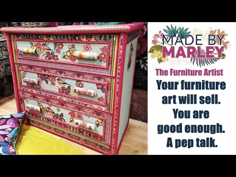 Видео: Ваше мебельное искусство будет продаваться, вы достаточно хороши. Подбадривающая речь