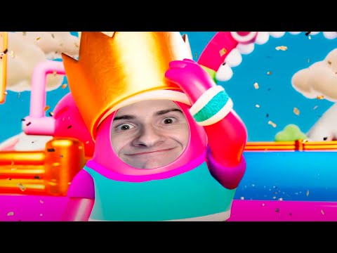 Видео: Как Олеша брал корону в Fall Guys