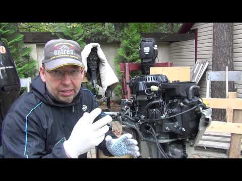 Видео: HONDA BF20D 2011 ГОДА - ЗАМЕР КОМПРЕССИИ, РАБОТА.