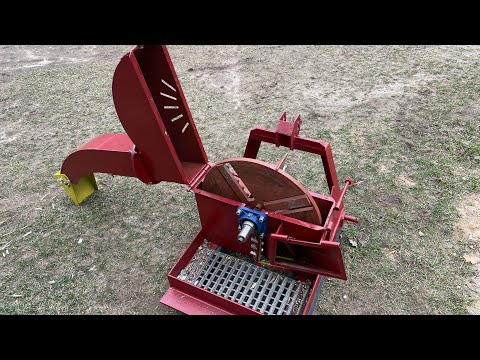 Видео: Tractor PTO wood chipper. home made. Измельчитель веток.