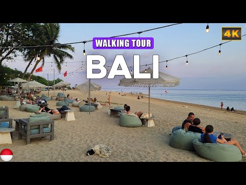 Видео: Санур БАЛИ - Вечерняя прогулка по набережной Пантай Санур