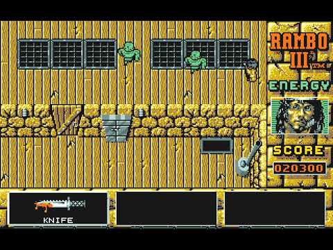 Видео: Прохождение Rambo III (PC DOS) 1989