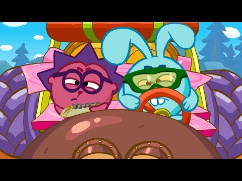 Видео: Большие гонки - Смешарики 2D | Мультфильмы для детей