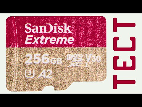 Видео: Карта памяти Sandisk Extreme Micro SDXC 256 Gb — тест в огне и воде