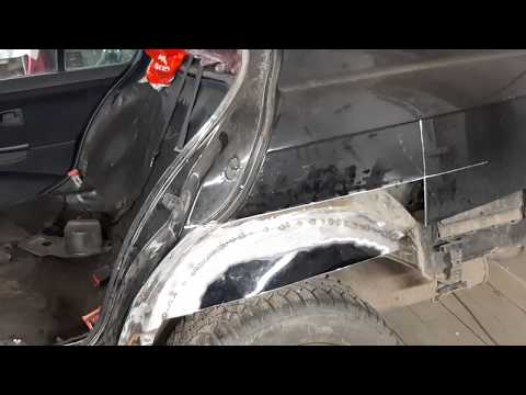 Видео: Реанимация bmw e36. Замена арки и подготовка к установки накладки порога