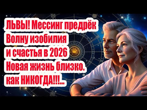 Видео: ЛЕВ СРОЧНО❗Мессинг предрек Деньги Счастье Любовь в 2026❗НУЖНЫЕ ФРАЗЫ-КОДЫ СЧАСТЬЯ❗