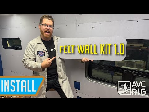 Видео: Установка комплекта войлочных стенок Ford Transit Felt Wall Kit 1.0 | Готовые к установке панели ...