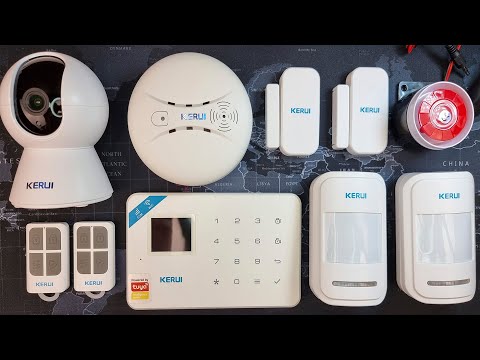 Видео: УМНАЯ ОХРАННАЯ СИСТЕМА KERUI W181 Tuya | GSM WI-FI СИГНАЛИЗАЦИЯ ДЛЯ ДОМА С БЕСПРОВОДНЫМИ ДАТЧИКАМИ