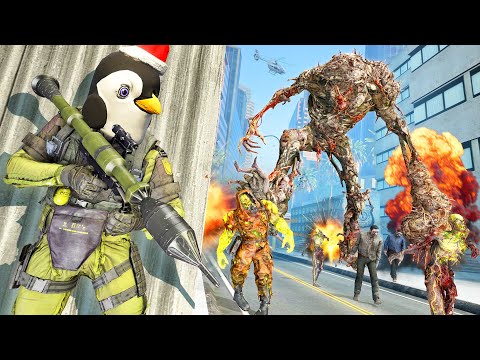 Видео: ОГРОМНЫЙ ЗОМБИ-МУТАНТ НАПАЛ НА МЕНЯ В GTA 5 ONLINE ! ВЫЖИВАНИЕ В ЗОМБИ АПОКАЛИПСИСЕ В ГТА 5 !