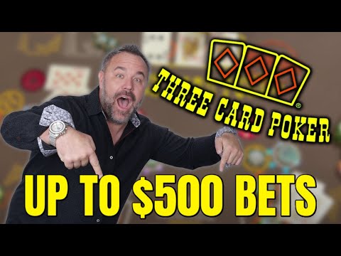 Видео: Трехкарточный покер с высоким лимитом: начало!» До $1000 за раздачу!