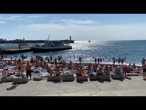Видео: Ялта, сентябрь сезон продолжается 