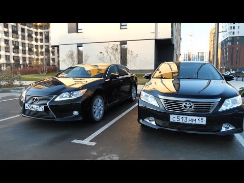 Видео: Обзор сравнение Camry vs Lexus es 350 2024 год! Тюмень