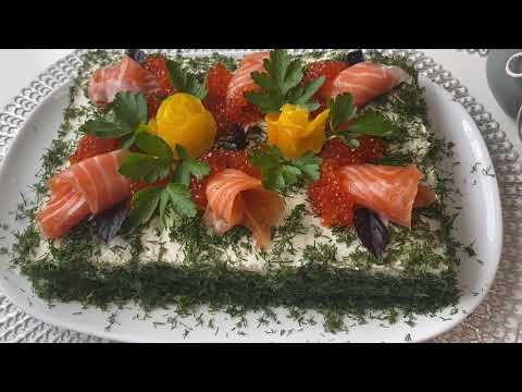 Видео: ВКУСНЯШКА/Лучшая закуска на праздничный стол /БУТЕРБРОДНЫЙ ТОРТ или VÕILEIVATORDID@babushkaMilla