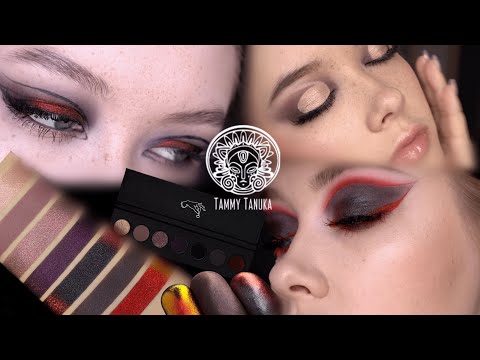 Видео: Тамми Танука ЧЁРНАЯ ПЕРЧАТКА | Обзор и 4 макияжа 🖤