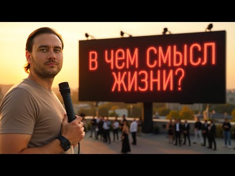 Видео: Опрос случайных людей: в чем смысл жизни