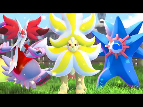 Видео: Охота на каждого нового блестящего мега-покемона