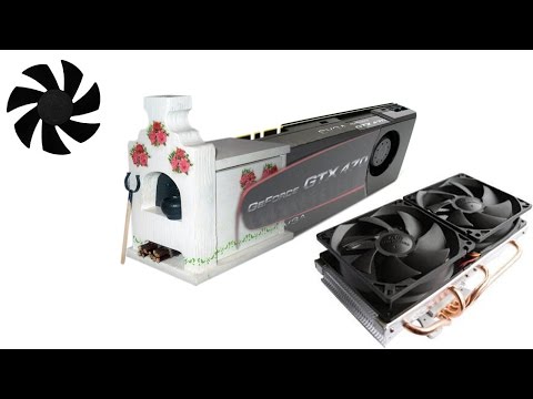 Видео: Охлаждаю GTX470 китайским кулером