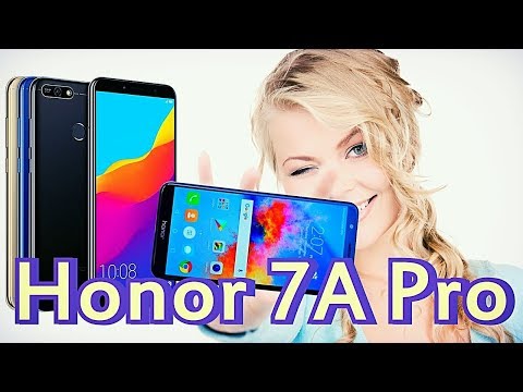 Видео: Honor 7A Pro (Хонор 7А про, Онор) Распаковка, обзор