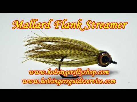 Видео: Стример для ловли кряквы, магазин мух Холсингера