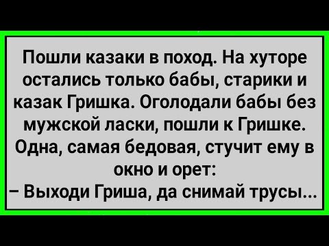 Видео: Как Голодные Бабы к Казаку Гришке Пришли! Сборник Свежих Смешных Анекдотов!