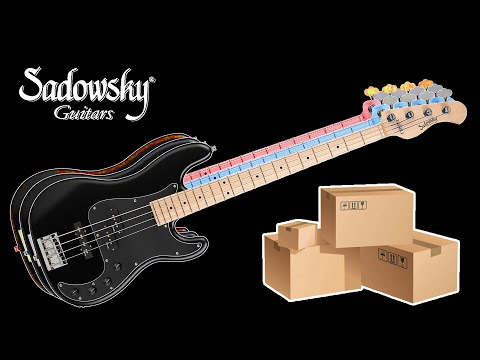 Видео: Распаковка трех басов Sadowsky Metroline