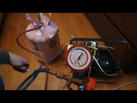 Видео: компрессор вакуматор из компрессора от холодильника