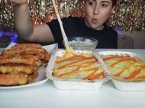 Видео: 2 ЛАЗАНЬИ ПАЛОЧКИ В КЛЯРЕ | 2 LASAGNA WITH CHEESE  CRAB STICKS ASMR MUKBANG | eating show | 먹방