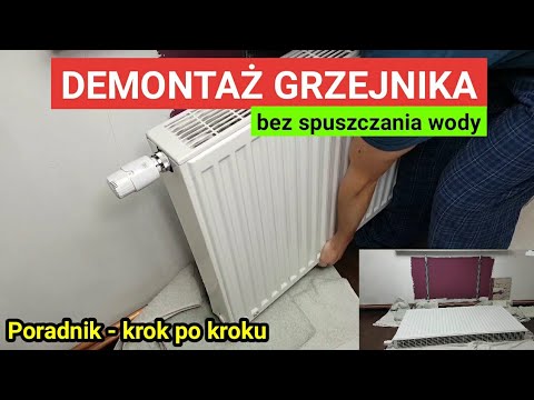 Видео: Демонтаж радиатора без слива воды - Слив воды из радиатора - Центральное отопление