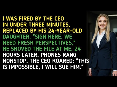 Видео: МЕНЯ УВОЛИЛ ГЕНЕРАЛЬНЫЙ ДИРЕКТОР МЕНЕЕ ЧЕМ ЗА ТРИ МИНУТЫ, ЗАМЕНИВ ЕГО 24-ЛЕТНЕЙ ДОЧЕРИ. «ПОДПИШИТ...