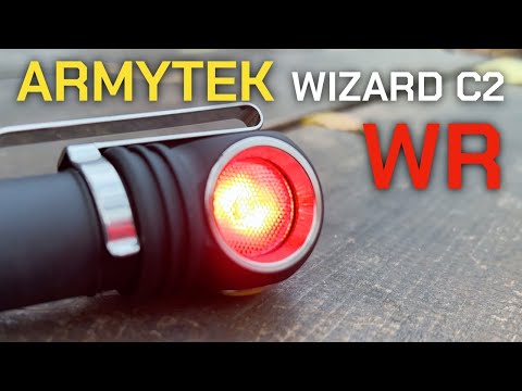 Видео: ОЧЕНЬ ЯРКИЙ КРАСНЫЙ СВЕТ! ФОНАРЬ ARMYTEK WIZARD C2 WR
