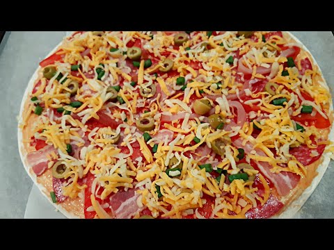 Видео: ЭТО ВКУСНЕЕ  ЧЕМ ПИЦЦА! Вкусняшка на тонком лаваше за 10 минут.Быстрый ЗАВТРАК!