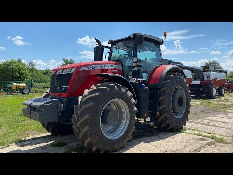 Видео: Наконец-то нам привезли это чудо, Massey Ferguson 8737S