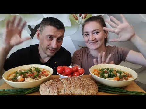 Видео: МУКБАНГ ЛАГМАН | MUKBANG LAGMAN #мукбанг