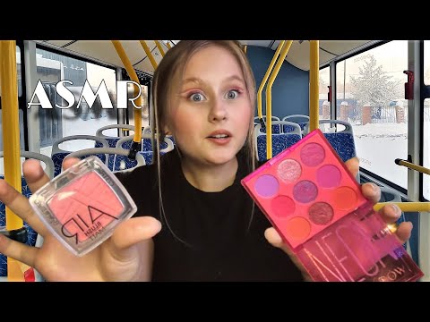 Видео: АСМР | Девушка-палитра 🎨 накрасит тебя в автобусе💄 🚌