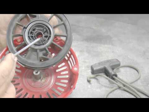 Видео: Обслуживание стартера Honda GX160