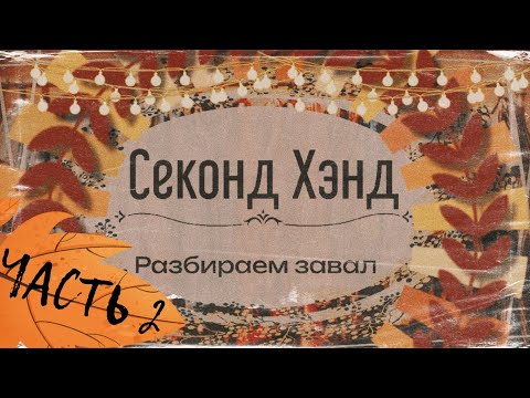 Видео: АСМР|Секонд Хэнд|Часть 2|Разбор завалов|Осень 2025|