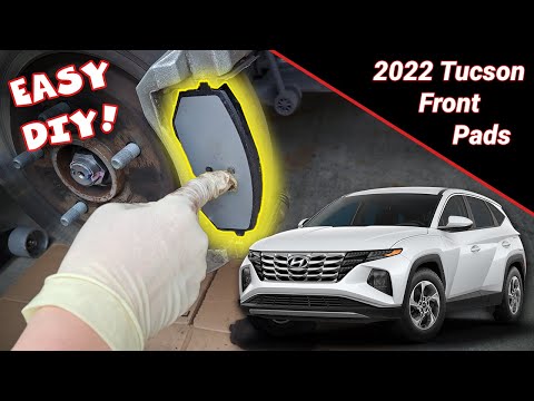 Видео: Замена передних тормозных колодок Hyundai Tucson 2022–2024 годов выпуска
