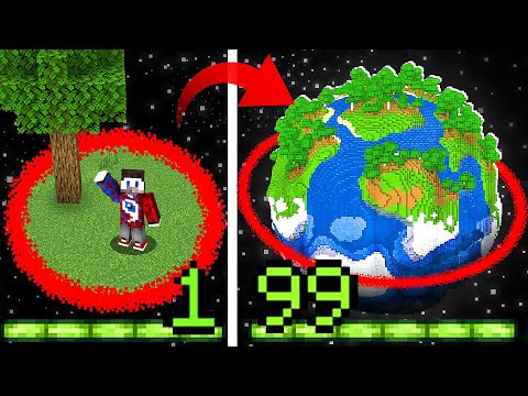 Видео: 😱Майнкрафт, но Мир УВЕЛИЧИВАЕТСЯ с Каждым Уровнем!