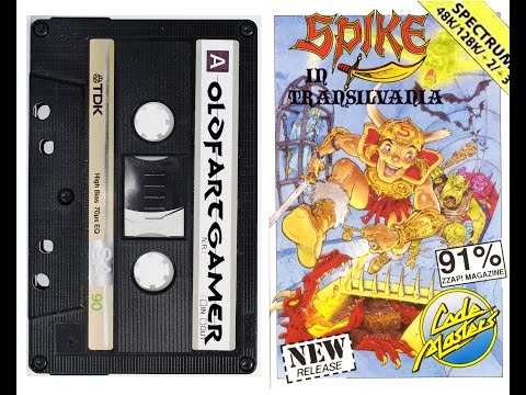 Видео: Обзор и прохождение игры Spike in Transylvania на ZX Spectrum