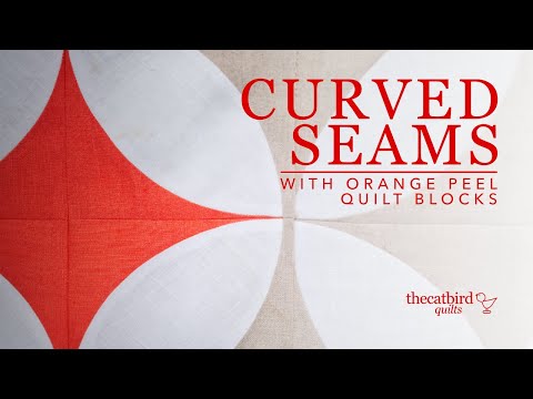 Видео: Как сшивать фигурные швы — блоки для квилтинга «Апельсиновая корка»