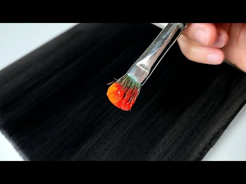 Видео: Как рисовать осеннее лесное озеро / Акриловая живопись для начинающих 🍁🧡
