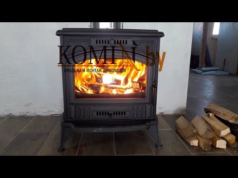 Видео: Kratki Koza K6. Первый запуск. Обзор и работа печи после монтажа дымохода.