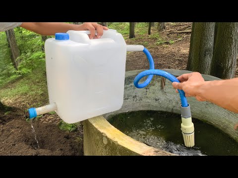 Видео: Техника откачки воды без использования электричества, которая вас удивит